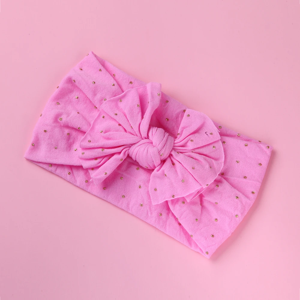 Однотонный детский ободок с золотыми звездами аксессуары для волос маленьких