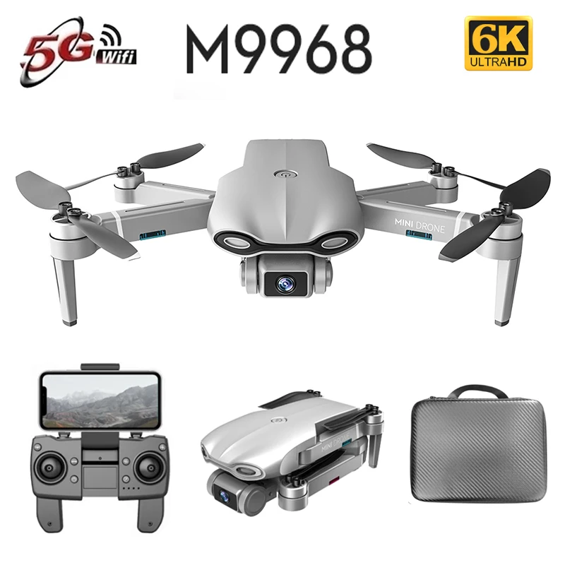 2020 Новый M9968 Дрон 5G WI-FI GPS 6K HD мини Камера Profesional 1200 метров расстояние FPV Drone
