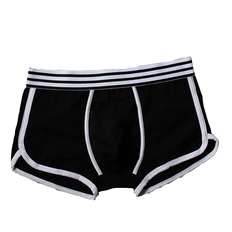 5 шт./пакет без коробки мужские хорошая эластичность трусов в Черный и белый