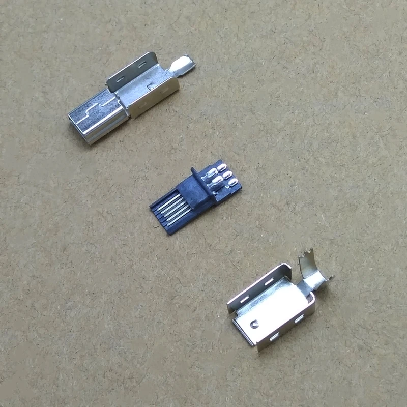 Штепсельная Вилка сделай сам мини USB T Type 5 контактов разъем для зарядки