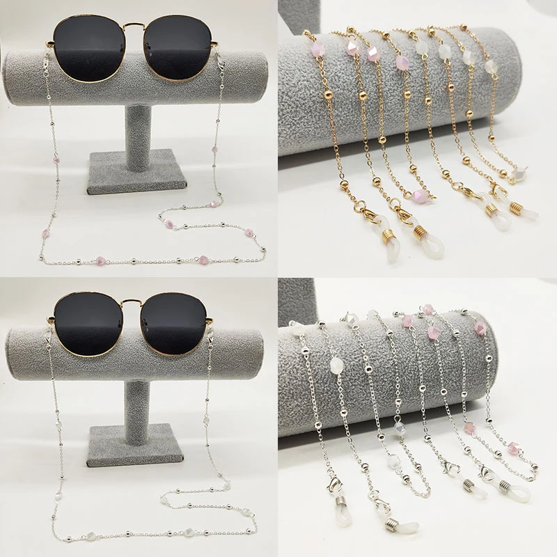 

Модная искусственная цепочка для мужчин и женщин, шнур для очков, держатель для солнцезащитных очков, шнурок для очков, шейный ремешок