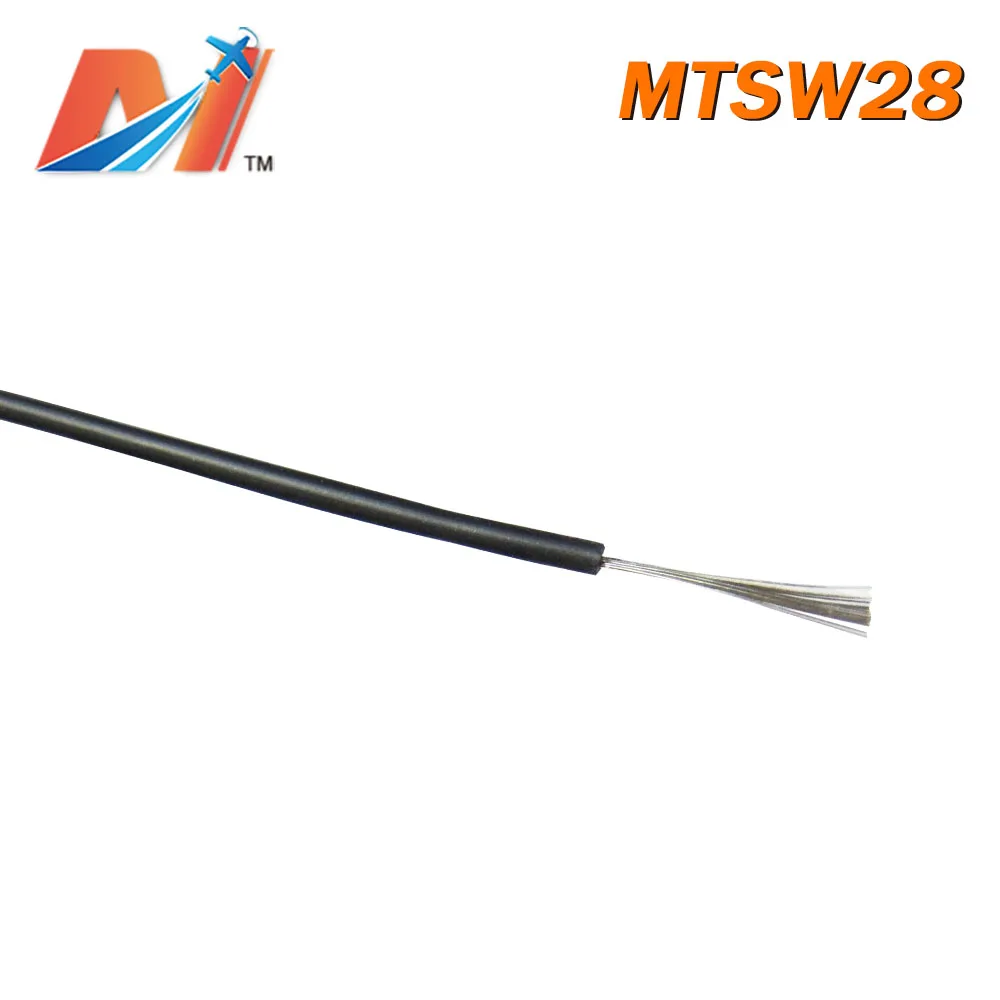 Силиконовый кабель питания Maytech AWG28 черного цвета|Силовая установка| |