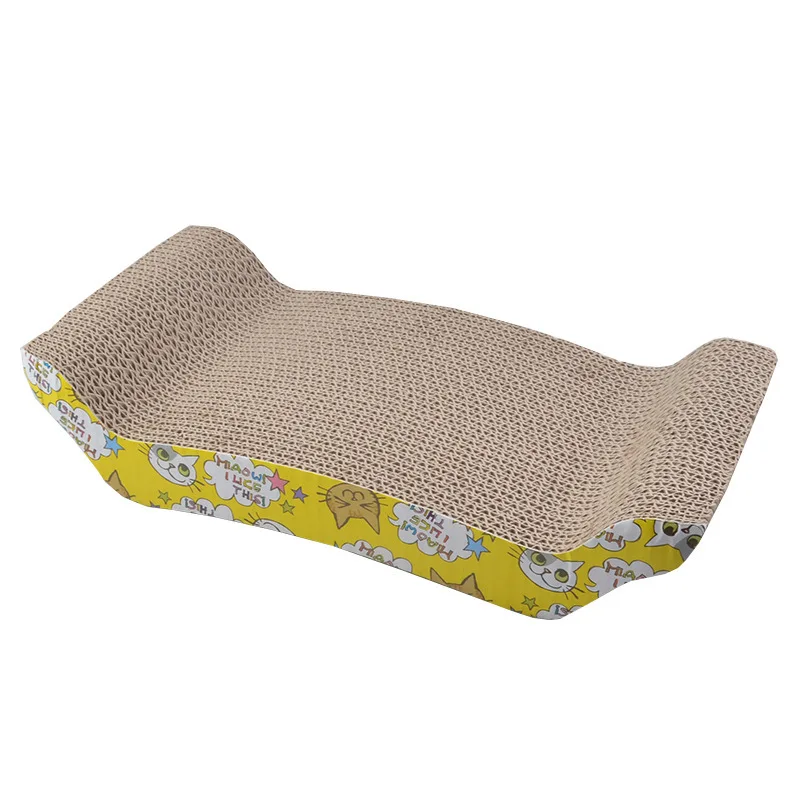 Кошка царапина доска гнездо гофрированная бумажная Подушка кошки шлифовальная