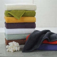 3pcs free shipping 3676 cm cotton towels luxury thickened cloth for home bathroom super absorbent 10 colors travel soft towel