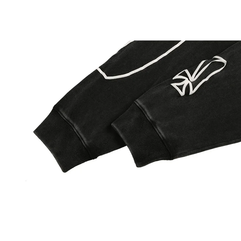 Осенне-зимний мужской и женский пуловер на санскрите высокого качества с длинным