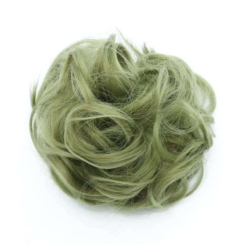 1 шт. женский кудрявый шиньон заколка для волос булочка невесты Синтетический