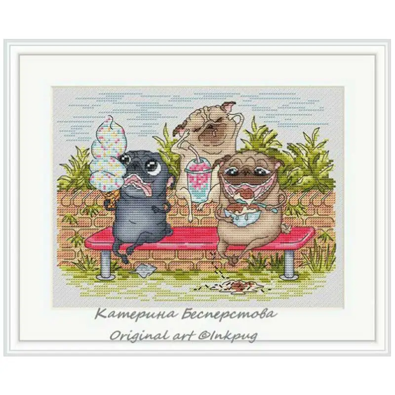 Набор для вышивки в виде котят электронный формате PDF | Дом и сад
