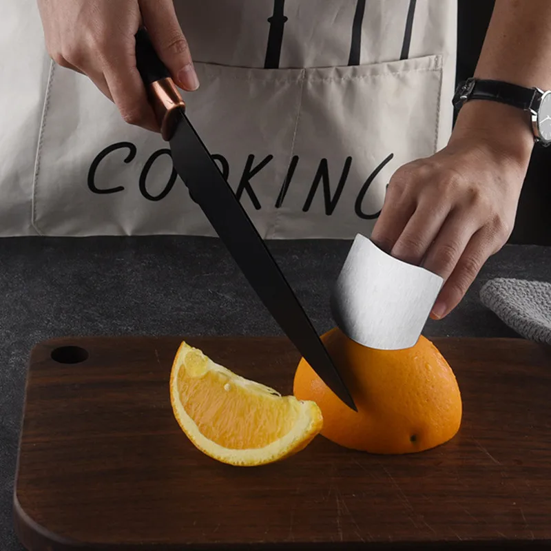 

Stainless Steel Finger Guard Finger Hand Cut Hand Protector Knife Cut Finger Protection Tool Kitchen Cooking Knives Accessories
