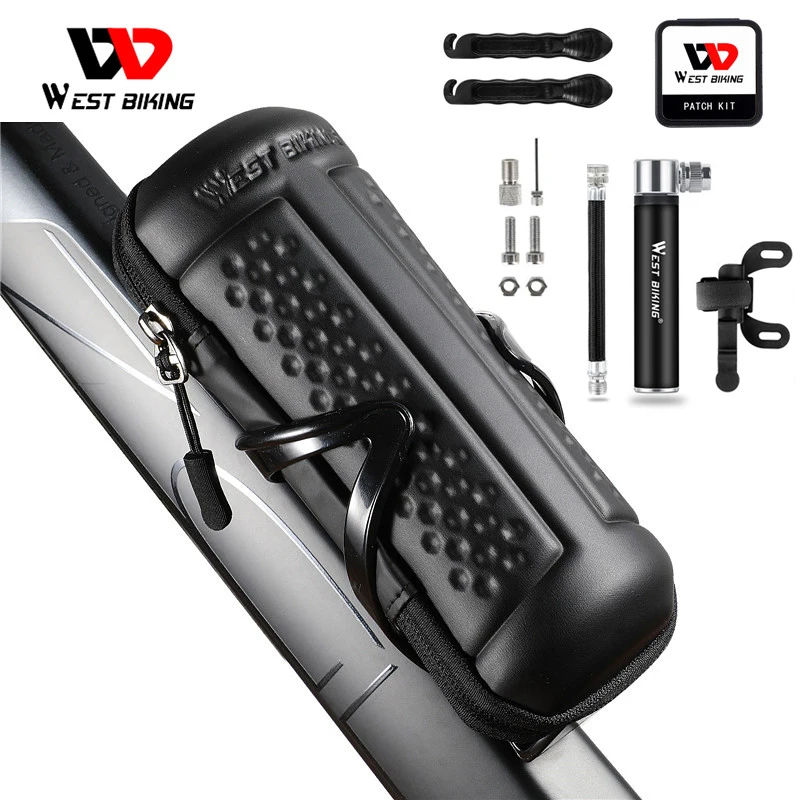 

Bicycle Kit/hard Shell Water Bottle with Bottle Cage/Bike Pump/Tire Spoon/Tire Patch/Tool Box Riding Equipment Set for MTB,Bikes