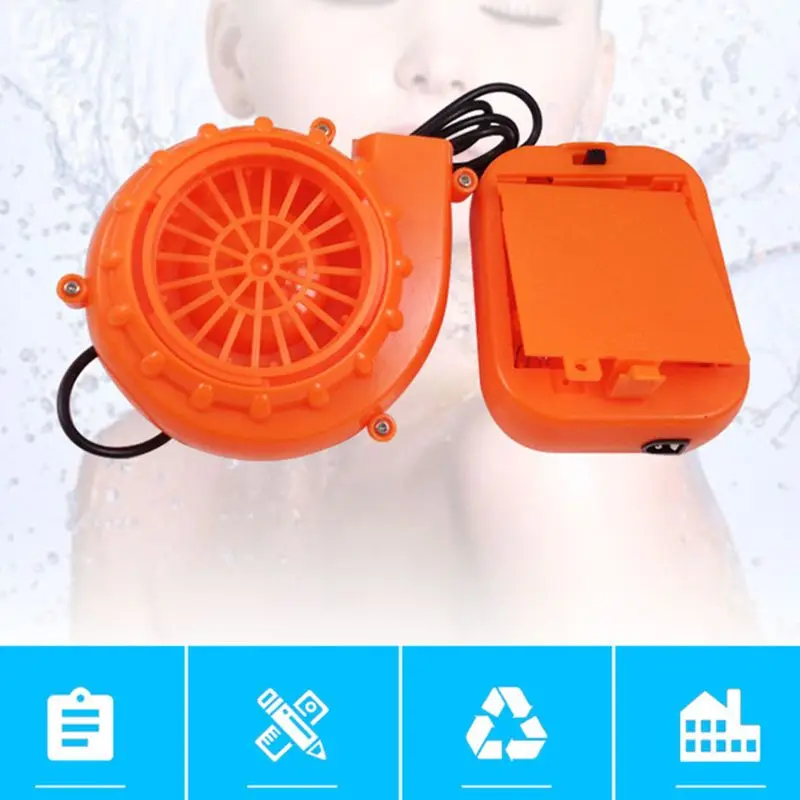 Миниатюрный вентилятор Батарея пакет для талисман головной надувной костюм