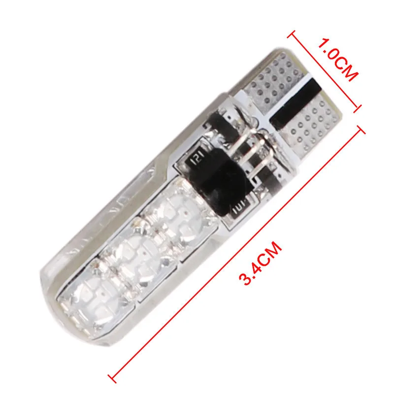 T10 5050 светодиодный T10 6SMD авто светодиодный семицветный свет вспышка номерного знака Лампа для автомобиля купольная лампа для чтения свет цветной свет Opp упаковка