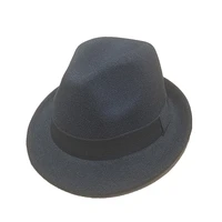 new vintage fedora men wool wide brim top hat witner autumn for woman chapeau black church hat bowler ladies womens jazz hats