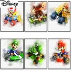 Алмазная картина сделай сам, суперпостер, картина из мультфильма, аниме, принт, принцесса коопа, Луиджи, йошай, украшение для дома