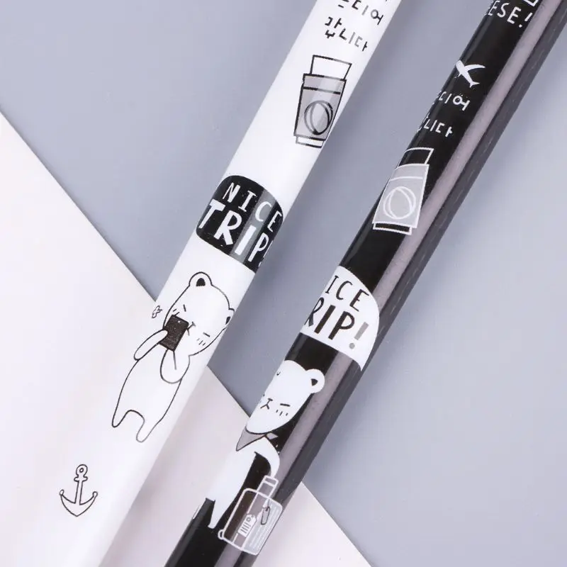 

2pcs 0.5mm Cartoon Cat Pendant Mechanical Pencil Plastic Automatic Pencils Pen K92F
