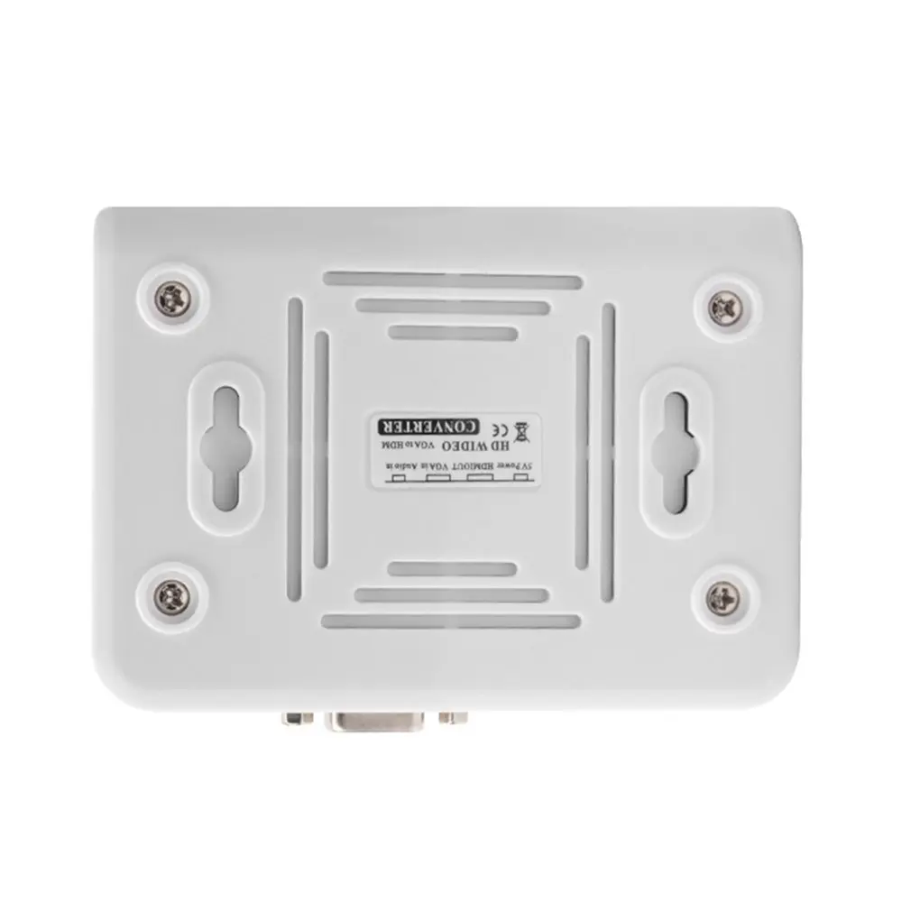 Мини 1080P VGA к HDMI Full HD HDTV видео конвертер адаптер Коробка для ноутбука ПК аудио