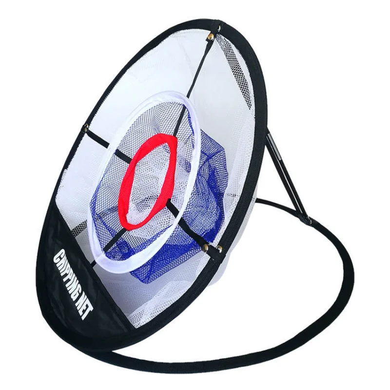 

Golf Training Auxiliary Net For Golf Beginners Indoor And Outdoor Golf Pop-Up Ball Throwing Cage Practice Mat Simple Folding Net