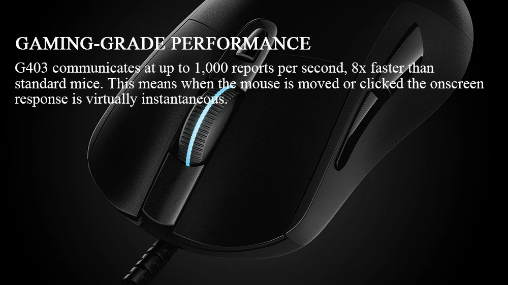 Игровая мышь logitech G403 от logitech с 12000 dpi FPS Проводная RGB мышь для overwatch DOTA PUBG для геймеров