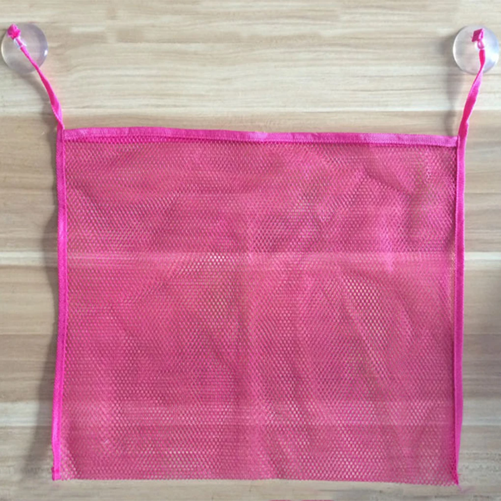 

Baby Bath Toy Organizer Holder Toddler Bathtub Mesh Net Newborn Bath Bag Pouch Kids Storage Bin with Suction Hooks