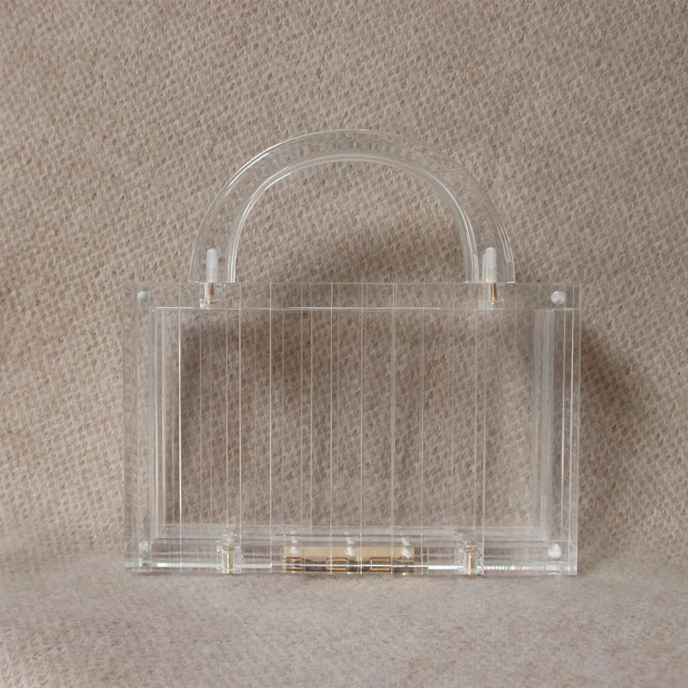 Новая Супермодная Сумочка брендовые модные женские сумки прозрачные акриловые