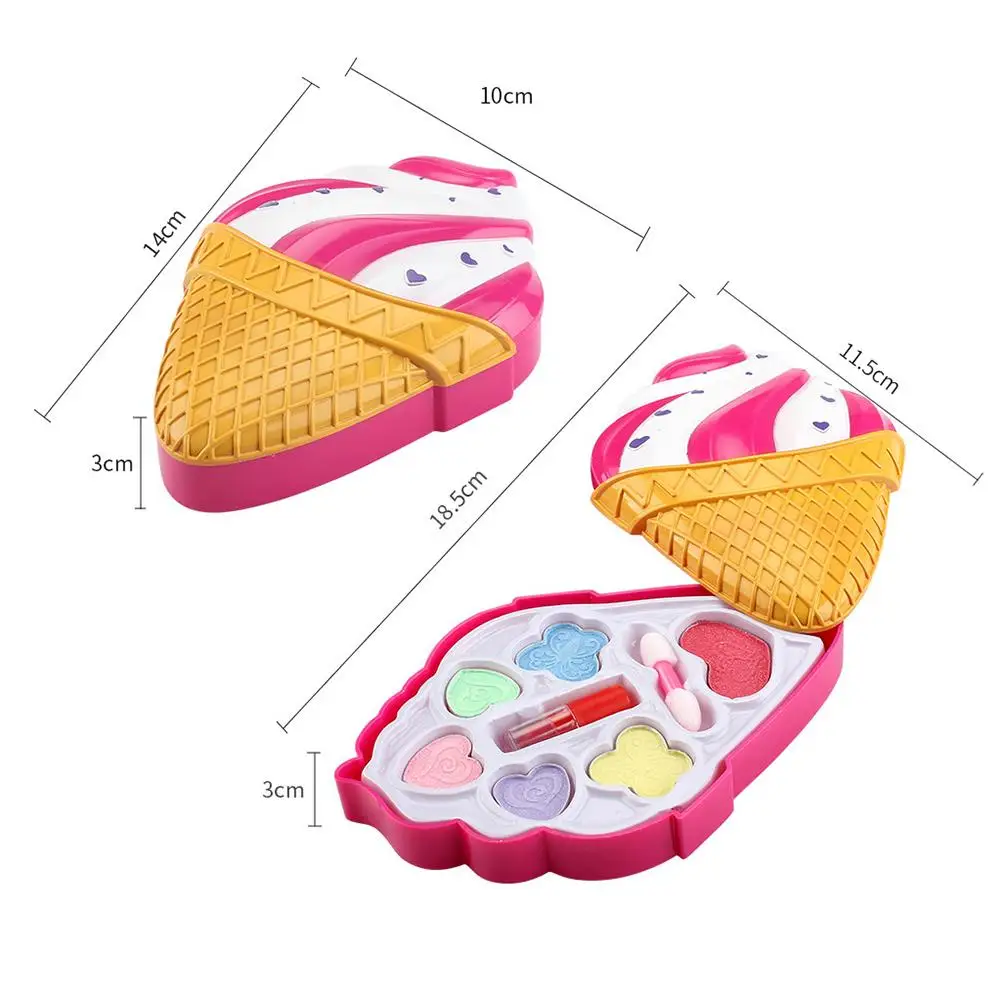 Набор косметики для девочек игрушки модный моющийся набор макияжа Нетоксичная
