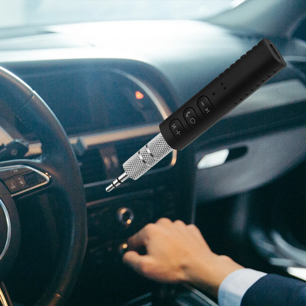Автомобильный Bluetooth USB музыкальный аудио приемник 3 5 мм разъем aux Наушники Динамик