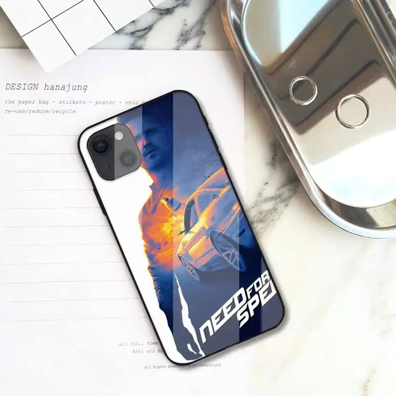 RUICHI Racing Game NFS car Phone Case For iPhone 12 Mini 11 Pro XS Max X XR 7 8 Plus Glass Shell | Мобильные телефоны и