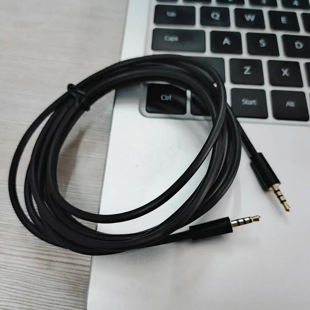 4 полюсный кабель для наушников с штекером 2 5 мм и аудиокабель AUX метра 6
