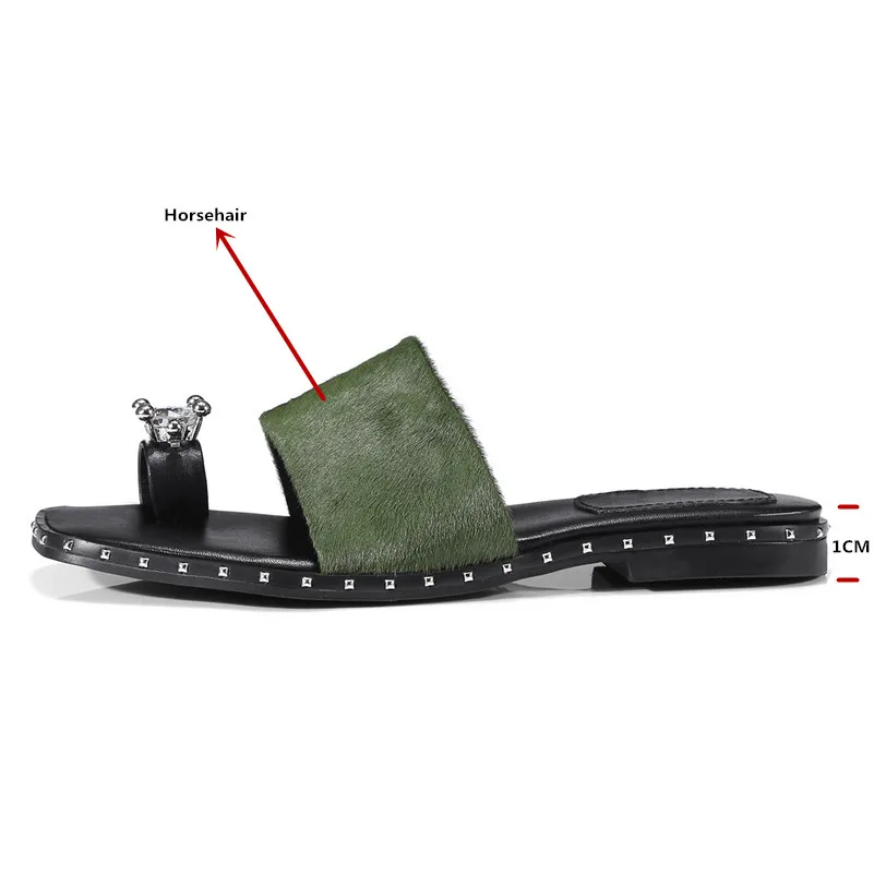 Шикарные женские босоножки удобная обувь на плоской подошве из конского волоса
