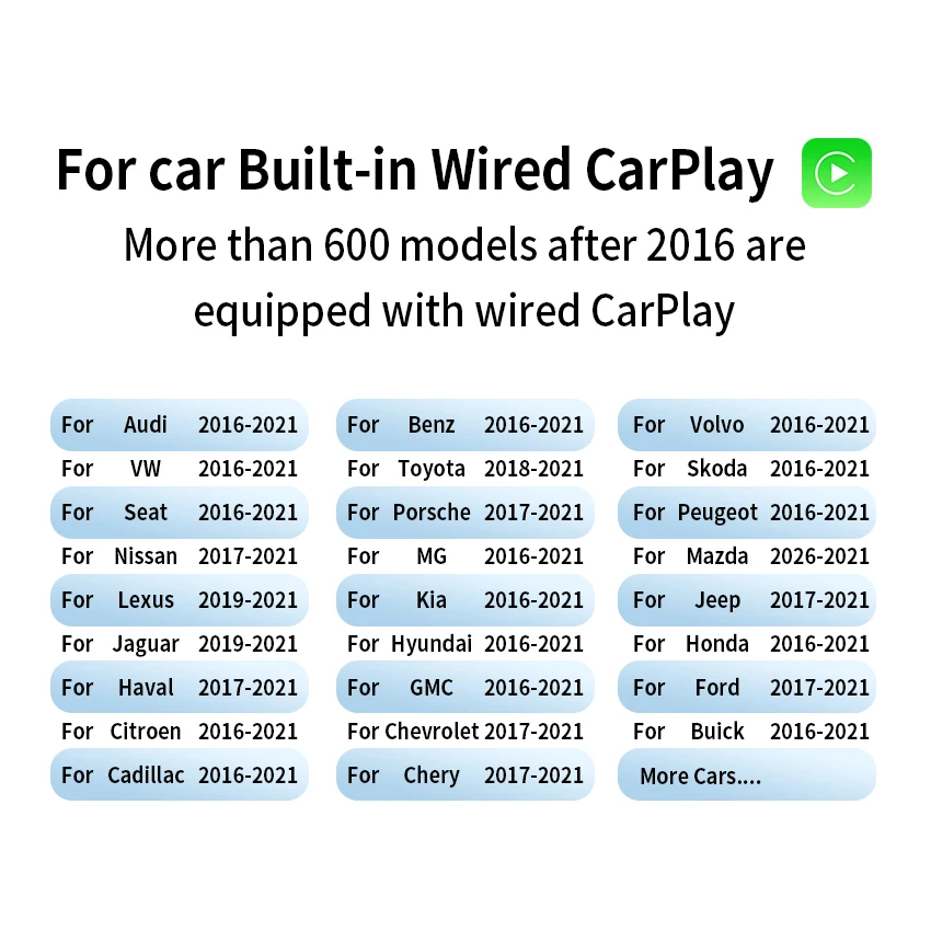 $150.28 CarPlay Android Mini Ai Box Android9 Wired To Wireless Qualcomm8-core 4G+64G Plug and Play For Volvo Ford Benz VW Audi