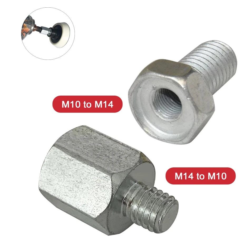 

1PCS M10 M14 Adapter Screw Angle Grinder Polishers Interface Connector Converter Angle Grinder Connectors Power Tool Accessories