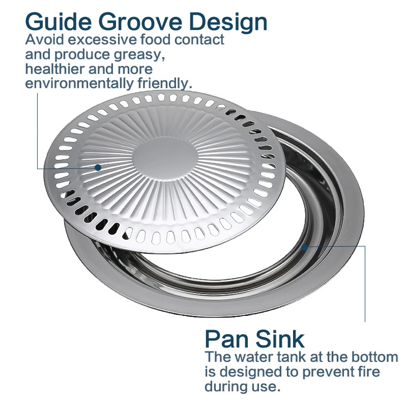 Портативный Пикник Крытый многоразовый антипригарный плита еда дом для