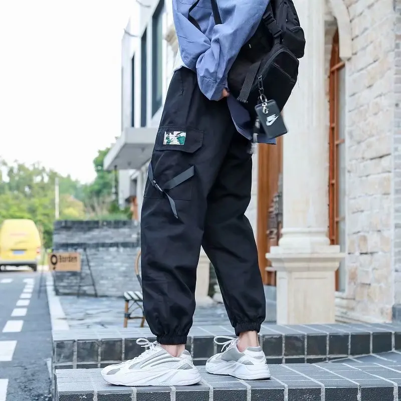 

New Fashion Jogger Men's Pants HipHop Straight Pants Men cheap casual mens