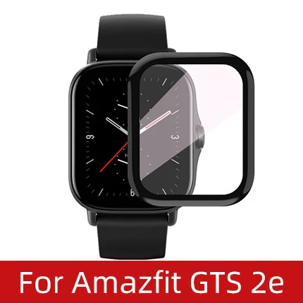 Защитная пленка из мягкого стекловолокна для Amazfit Watch GTR2/GTS2/Bip s, полноэкранный защитный чехол для Xiaomi Huami