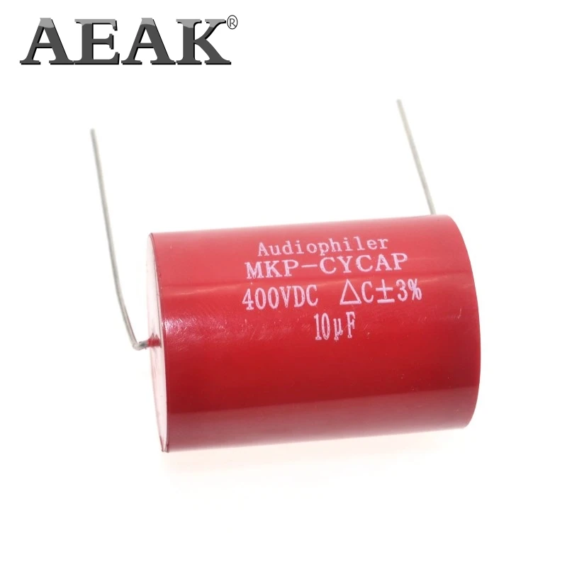 AEAK Audiophiler осевой MKP 250V 400V DC HIFI DIY аудио конденсатор для ламповых гитарных усилителей