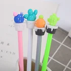Эллен Брук 1 шт. канцелярские принадлежности милые кавайные кактусы школьные офисные принадлежности креативные милые симпатичные забавные гелевые ручки