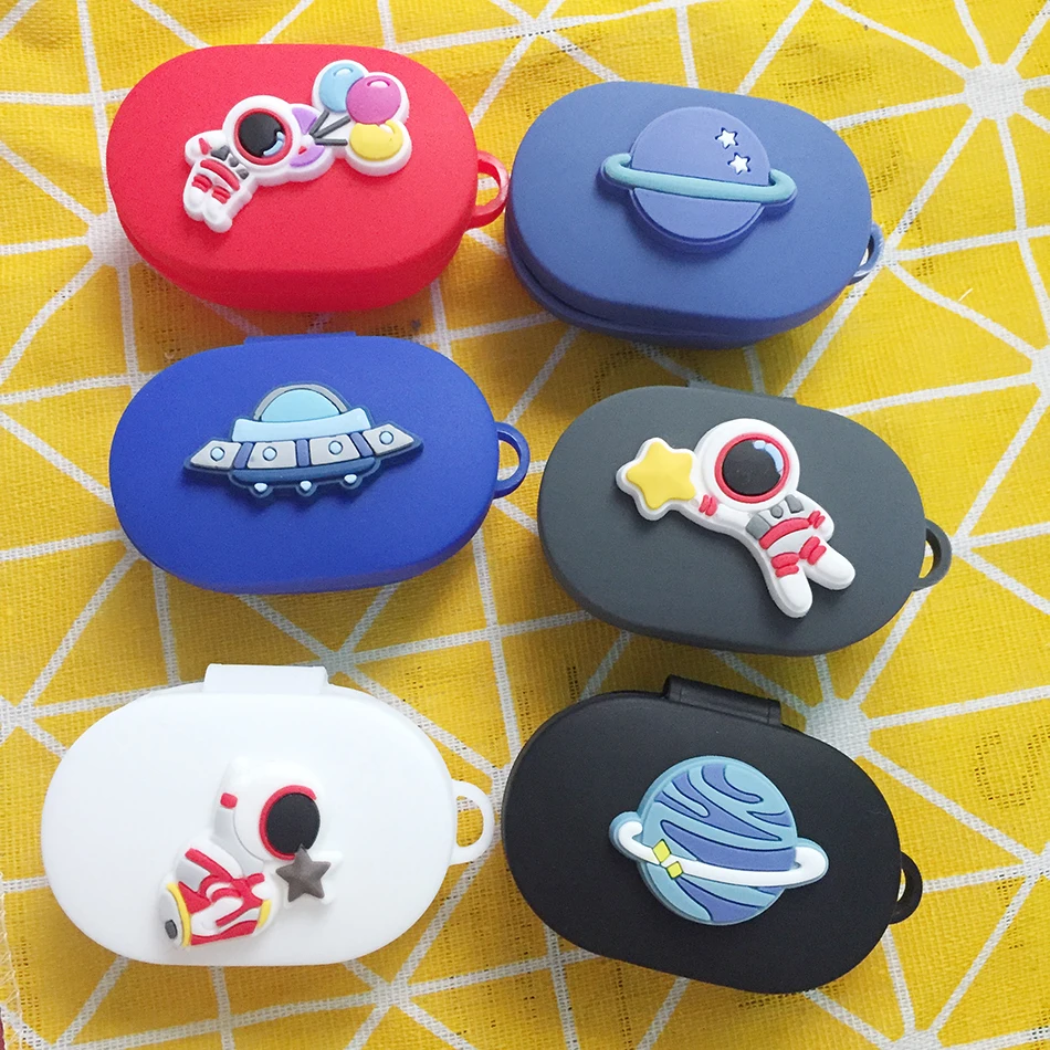 

For Xiaomi Redmi AirDots S Case astronaut Cartoon Earphones Case Silicone Anti-fall Protector Cover Redmi air dots case
