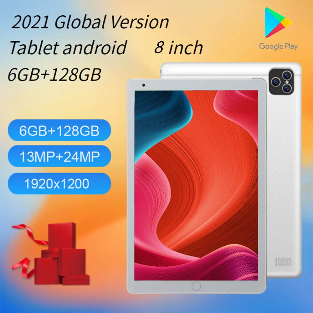 

8-дюймовый планшет P8 с процессором MT6797, ОЗУ 6 ГБ, ПЗУ 128 ГБ, 4G, 10-ядерным процессором, android 10,0, Wi-Fi, Type-C