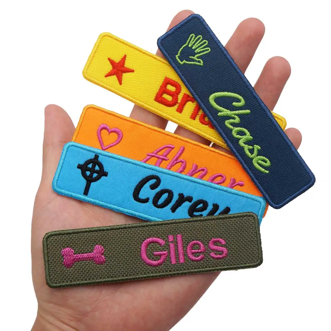 Именные Бирки На Заказ идентификационный значок с номером вышитые нашивки