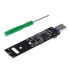 Портативный адаптер NVME к USB M.2 SSD к Type-A карте USB 3,1 Gen 2, чип моста к M2 SSD Key M для Windows XP7810 для MAC OS