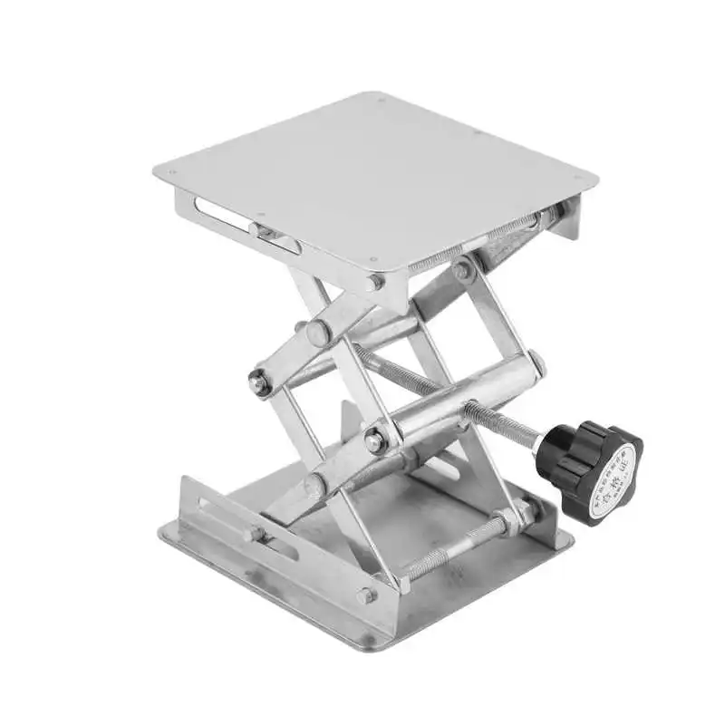 

Work Table Stainless Steel Lifting Platform Laboratory Lifting Stand Scissor Rack 100*100mm Bench