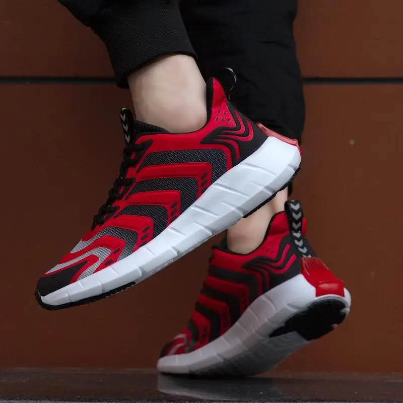 

Summer Men's Running Shoes Popcorn Style Cross-border Large Size Ins Trend Sports Casual Men's Shoes Breathable Cushioning Shoes