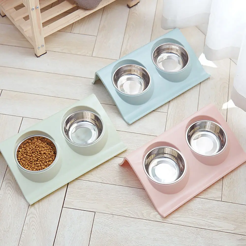 1 шт. миски из нержавеющей стали для собак и кошек путешествий кормушки воды