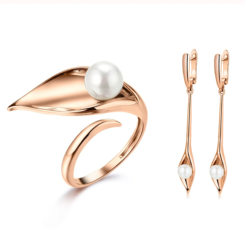 

Earrings 2021 Trend Fashion Earrings And Rings For WomenJewelry Sets Noble Korean Crystal Wedding Party Gift Free Shipping