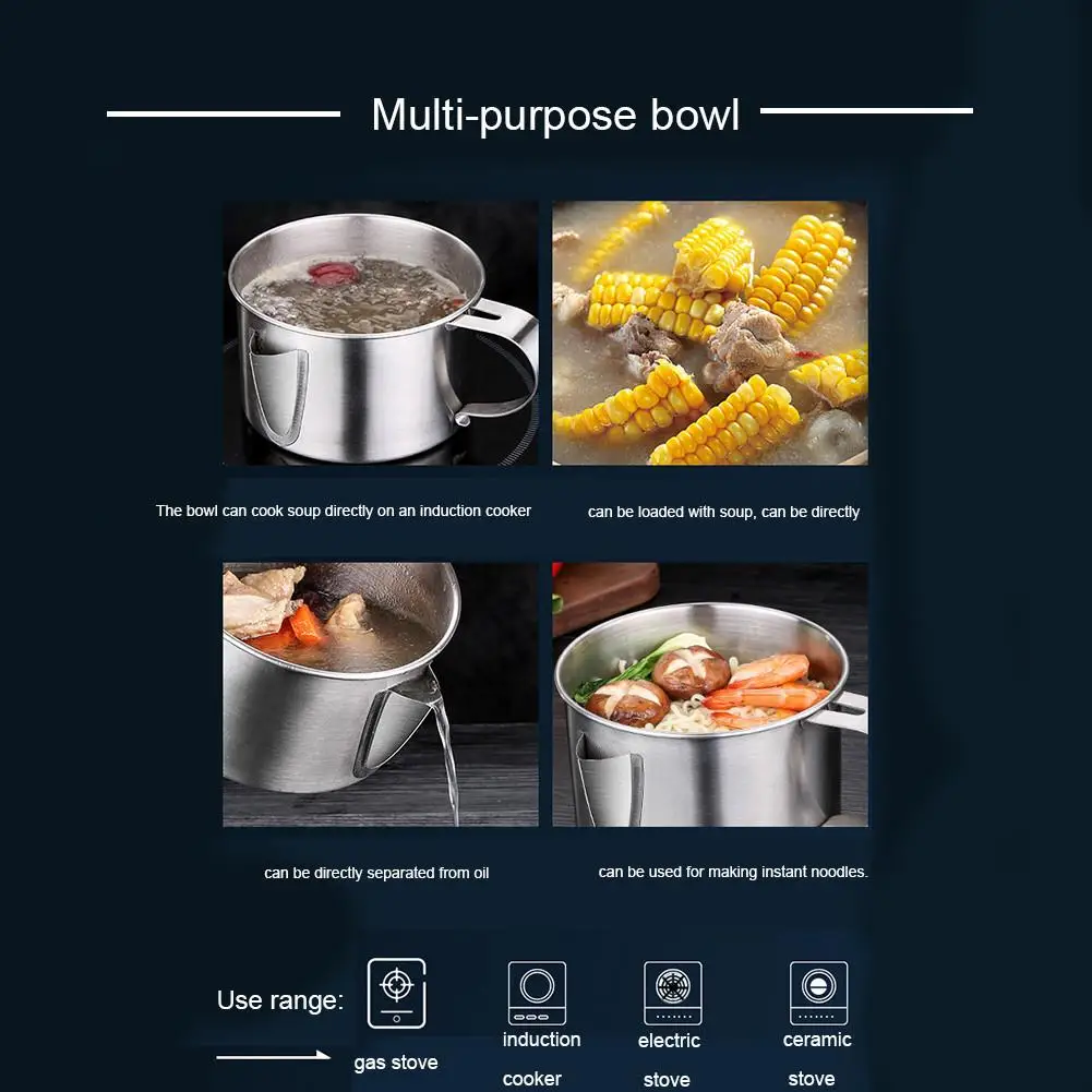 Многофункциональный 304 соусник из нержавеющей стали суп жировой сепаратор