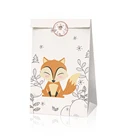 12 шт. животных День рождения украшения дети сафари Бумага подарочные пакеты сумки конфеты коробки Baby Shower упаковочный пакет игр тема джунгли для вечеринок