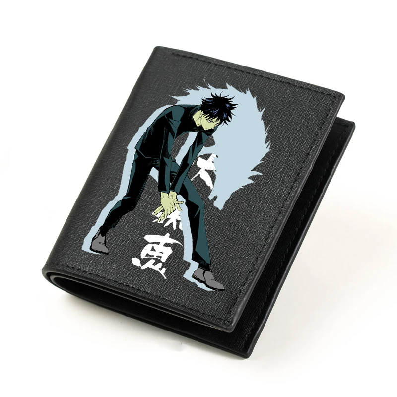 

Anime Conjuration Back Pattern Wallet Girls Boys Purse Pu Leather Short Long Wallet Clips Card Holder Money Bag for Students