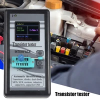 transistor tester multimeters portable color screen version graphic display esr analysis electrical instrument tools