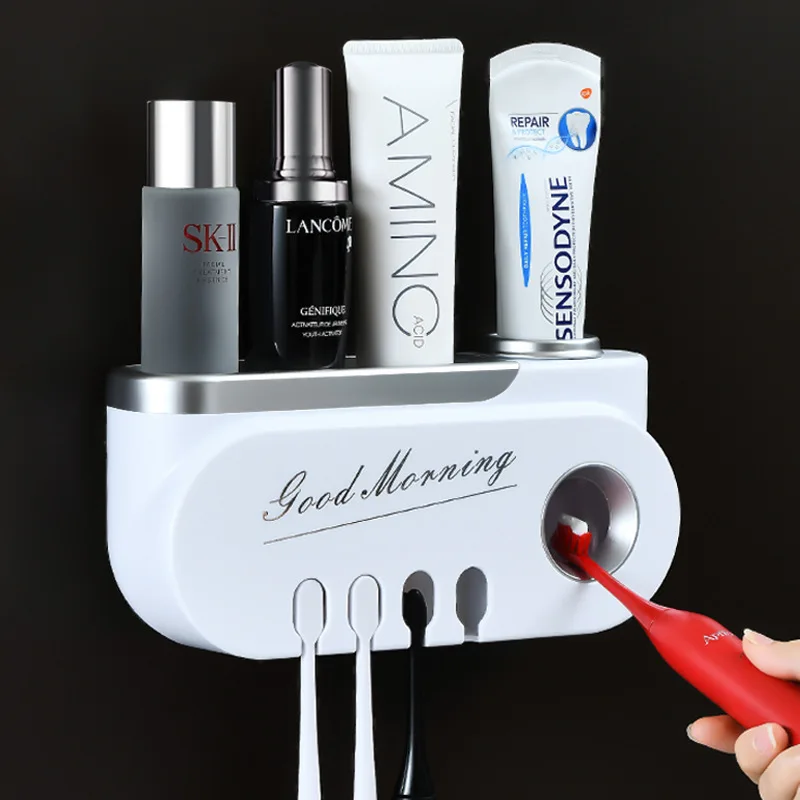 Держатель зубной щетки креативный Автоматический Диспенсер пасты без
