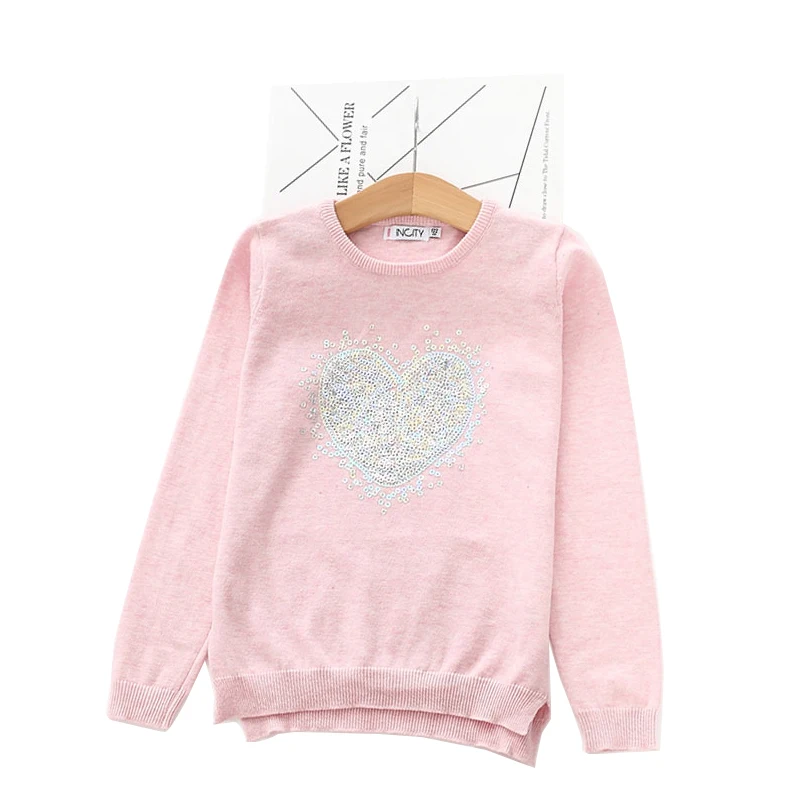 Новинка весны 2021 свитер для маленьких девочек теплый детский вязаный пуловер из