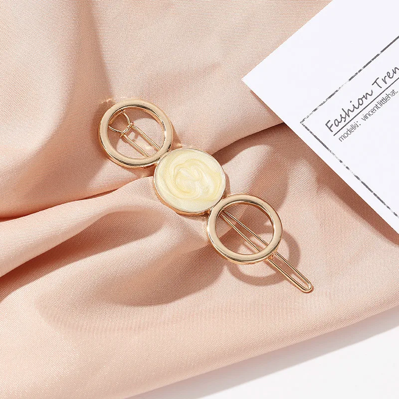 Цветные яркие круглые полые заколки для волос милая заколка девочек шпилька